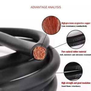 STARWELD Welding Cable Copper 70sqmm ISI HOFR Rubber 600amp Heavy Duty