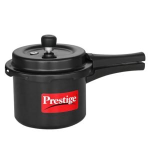 Prestige Cooker 3-Litre Hard Anodised Popular Svachh Outerlid Pressure Cooker Deep Lid for spillage Control Gas compatible Gasket Release System Metallic Safety Plug  5-years warranty ISI Mark Get Best Offer Price