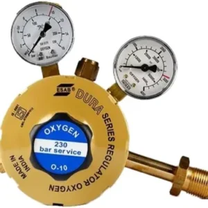 ESAB Double Stage Double Gauge Regulator DURA OXYGEN 0-10 Esab