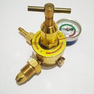 FLAMECO Oxygen Regulator Double Gauge Regulator Brass Body
