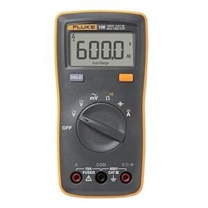Fluke 106 Palm-sized Digital Multimeter Voltmeter 6000 Counts AC/DC Current Frequency Measurement Voltage Handheld Ohm Tester Wide Voltage Range Accurate LCD Display Offer Price