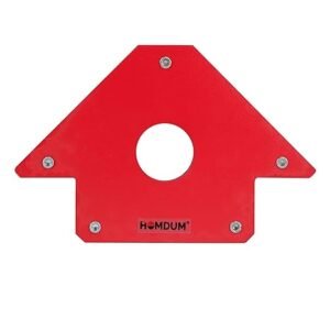 Homdum 4inch Multiangle magnetic welding holder clamps arrow type square with 22kg strong magnet pull for accurate alignment in fabrication works pack 