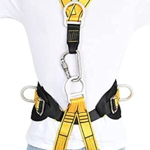 IBS Adjustable Half Body Industrial Safety Belt for Men Safety Harness Belt For Construction Height Ideal For Climbing Fall Protection and Industrial Safety