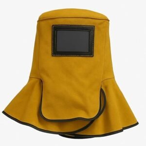 Leather Welding Hood Solar Auto-Darkening Helmet Full Head Neck Protection For Welding Sparks Get Best Price