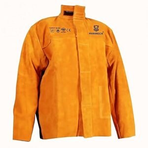 Welding Protection For Sparks Leather Welding Jacket Heat-Resistant Flame-Resistant Heavy Duty Protection for MIG-TIG Stick Welding Works Offer Price