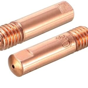 MIG Tips M6-1.6MM-25MM 24KD Mig Welding Gun 1.6mm Copper Contact Tip For 15AK Torch Welders Accessories Consumables Spares