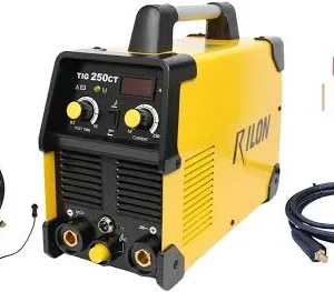 RILON TIG 250-CT Inverter TIG MMA Welding Machine DC TIG & Argon Stick Welder 1-Phase MOSFET 230A Output Post Flow Adjustable High Arc Striking Success Stainless Steel Welding Industrial Offer Price