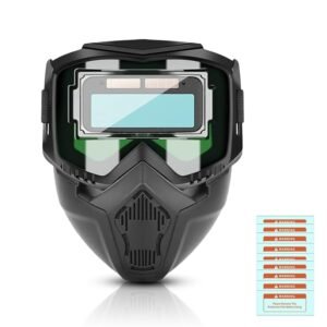 Welding Helmet With Auto-Darkening Welding Goggles Includes Light weight & Breathable PP Face Mask with Foam Eye Frame Adjustable Head Strap Get Best Offer Price