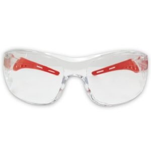 VENUS E-306 CHC-Safety Goggles ISI Certified Polycarbonate Hard Coated Anti-Scratch Lens UV Protection Industrial Cycling Bike & Car Driving - Clear Lens - Pack of 1