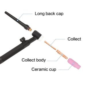 ARGON-TIG For Welding Machine Robot Type 150A TIG17V Air-Cooled Argon Welding Torch With 13FT Cable 10-25mm Connector for TIG Torch Get Best Price