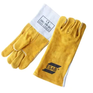 ESAB Dura Heavy Duty Premium Leather Welding Hand Gloves Heat Resistant Thumb crotch
