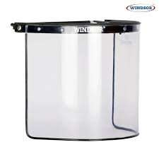 WINSOR FACE SHIELD 9+12 Model No-512 Spring 6-box Clear
