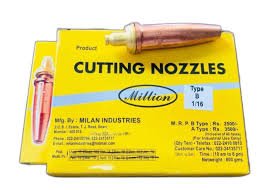 MILLION Gas Cutting Nozzle B-Type 1/8 Full Heavy Duty