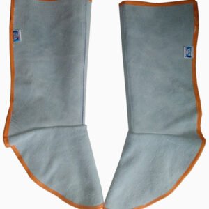 WELDING LEATHER LEG GAURD Long Leg Guard Split Leather Shoe Protector Heat and Abrasion Resistant Welding Spats Shoes Cover Welder Working Tool 1pair Price
