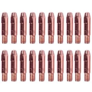 MIG Tips M6-1.2MM-28MM 24KD Mig Welding Gun 08mm Copper Contact Tip For 15AK Torch Welders Accessories Consumables Spares