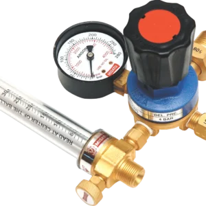 MISATU-CO2 Double Gauge Meter Regulator Brass Body