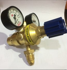 PERFECT Double-Two Stage Double-Two Gauge Meter Oxygen Gas Regulator Brass Body