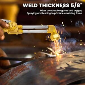 Victor Gas Cutting Torch 80-V Cutting Torch Victor Type Oxygen Acetylene Torch Heavy Duty Acetylene Torch Kit for Professional Cutting