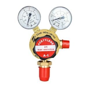 IDA 4B ESAB Single Stage Double Gauge Acetylene Regulators