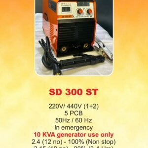 300Amp Inverter Welding Machine Single to two Phase ARC Welder 300A Output Tubler IGBT Technology Compact & Lightweight Supports 1.0–3.15mm Electrodes VRD & ARC Force Knob make j k weld