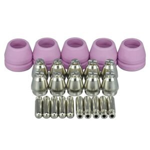 CUT-60 Plasma Nozzle Electrode 60-Plasma Cutting Machine Nozzle Consumables 20set Pkt