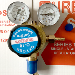 MUREX Double Gauge Oxygen Regulator Single Stage Double Gauge Oxygen Regulator Industrial Welding Products