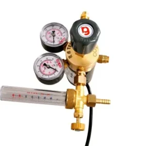 FLOW METER R A TECH Single Gauge Gas Regulator With Heater & flow meter Industrial Welding Products