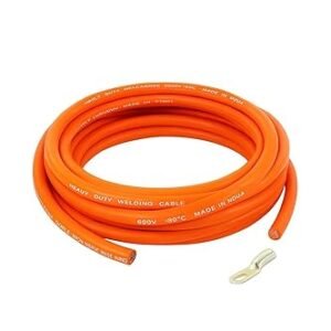 HOFR Welding Cable 25 Sq.mm 100Metre Roll Heat Oil & Flame Resistant Flexible Copper Welding Cable For Arc MIG & TIG