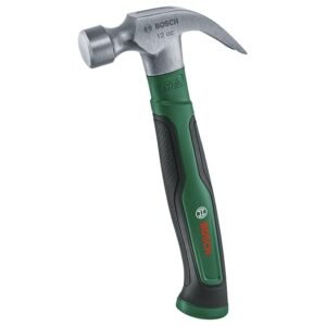 BOSCH 340g 12 oz Claw Hammer Powerful Carbon Steel Head Ergonomic Soft Grip Handle V-Shaped Claw For Easy Nail Removal Get Best Price In Mumbai