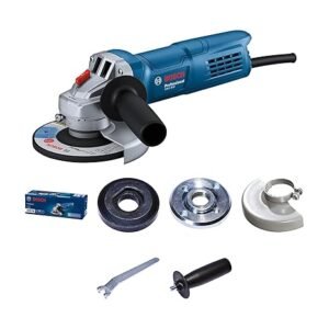 BOSCH Professional GWS 800 Angle Grinder 800W Power No-load Speed of 11000 RPM Versatile Cutting and Grinding Tool M10 Grinding Spindle Thread 100 mm Disc 1 Year Warranty