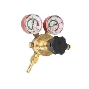 EURO WELD Acetylene Gas Pressure Regulator Brass Regulator for Industrial Welding and Cutting Accurate Gas Regulator EURO WELD Acetylene Gas Pressure Regulator Brass Regulator for Industrial Welding and Cutting Accurate Gas Regulator